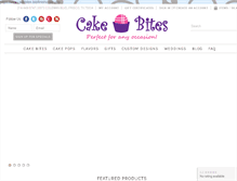 Tablet Screenshot of cakebites.biz