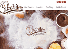 Tablet Screenshot of cakebites.com
